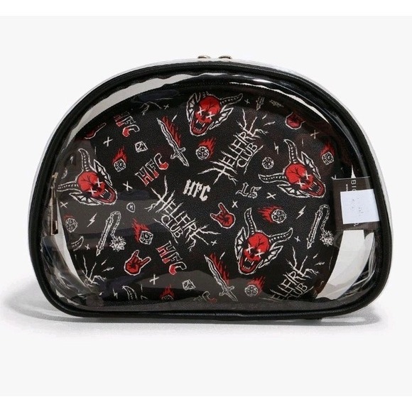 NEW Stranger Things Hellfire Club Demogorgon Cosmetic 3‎ Bag Set